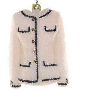 Cody Foster Light Pink Tweed Jacket Ornament